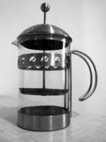 Een cafetière / Bron: Leland, Wikimedia Commons (CC BY-SA-3.0)