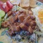 Nasi met kip en satésaus, recept