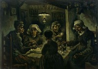 De aardappeleters 'van Gogh' 1885 / Bron: Vincent van Gogh, Wikimedia Commons (Publiek domein)