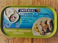blik sardines met trekring